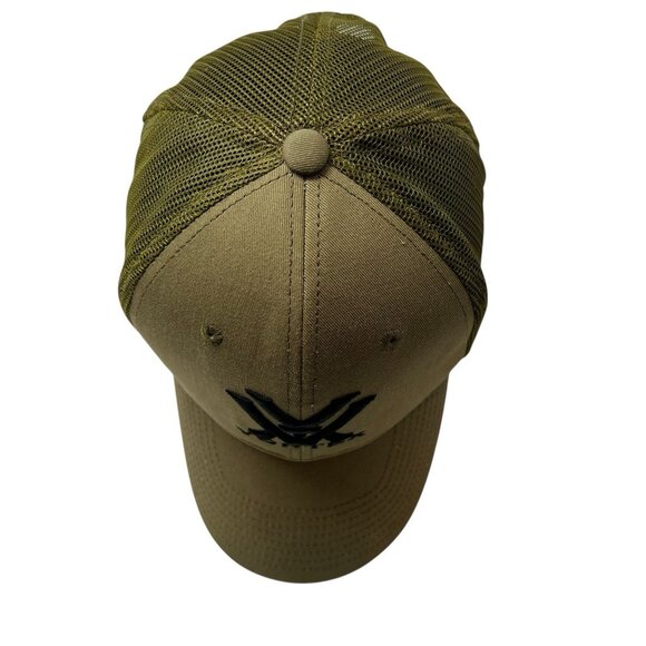 Vortex The Force of Optics Rifle Hunting Snapback Hat Cap Army Green Dad Logo - Picture 6 of 9